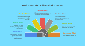 Types of Window Blinds Available from Southgate UK - visual selection